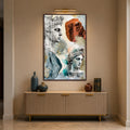 Classical Visions with walnut frame
