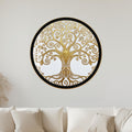 Golden Tree Of Life with black frame