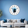 Blue Abstract Layers lifestyle view