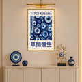 Kusama Evil Eye with gold frame