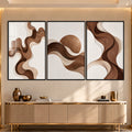 Earthtone Flow with black frame