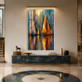 Golden Regatta with white frame