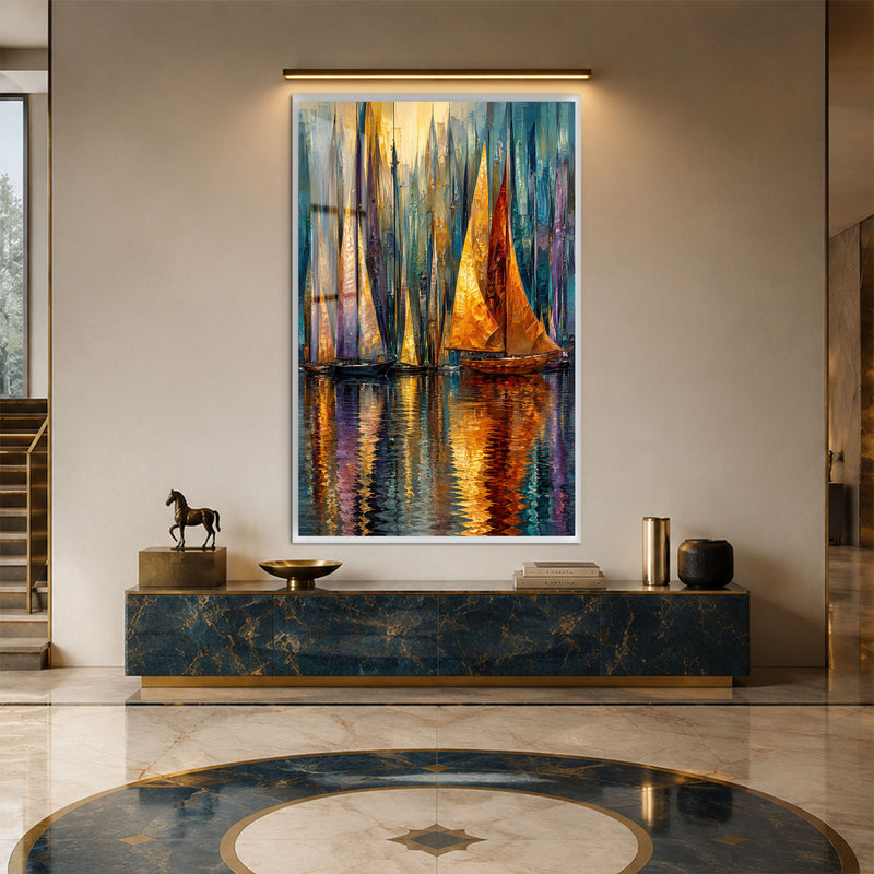 Golden Regatta with white frame