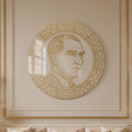 Golden Portrait Medallion lifestyle view