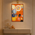 Radiant Spiral Harmony with walnut frame