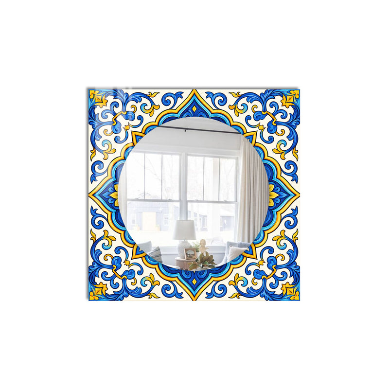 Mediterranean Tile Flourish product shot on white background