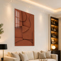 Terracotta Relief Forms angled lifestyle view