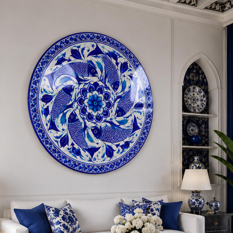 Sapphire Koi Mandala lifestyle view