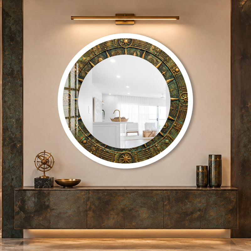 Celestial Compass with white frame