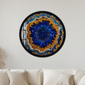 Sapphire Geode with black frame