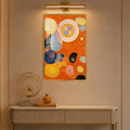Radiant Spiral Harmony with gold frame