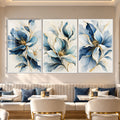 Blue Blossom with white frame