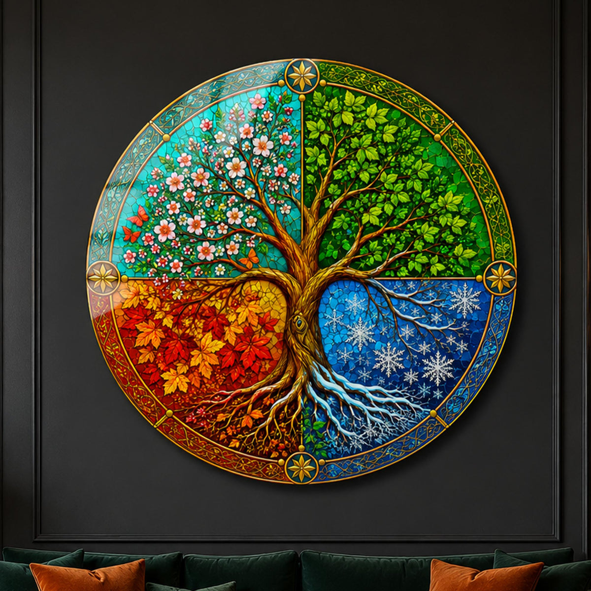 Tree Of Four Seasons in a modern room