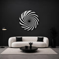 Monochrome Spiral Illusion lifestyle view