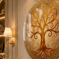 Golden Swirl Celtic Tree lifestyle view
