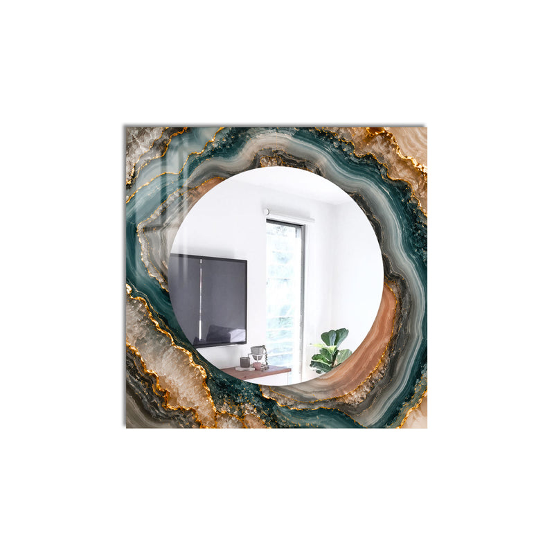 Emerald Agate Halo product shot on white background