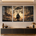 Wolf Warrior with white frame