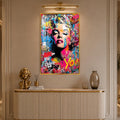 Pop Icon Graffiti with gold frame