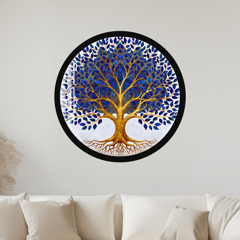 Golden Tree Of Life with black frame