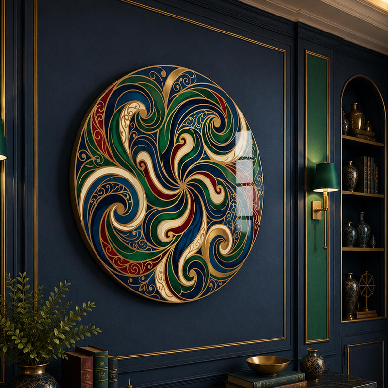 Jewel Tone Spiral Pinwheel lifestyle view