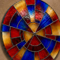 Radial Stained Glass Sunburst lifestyle view