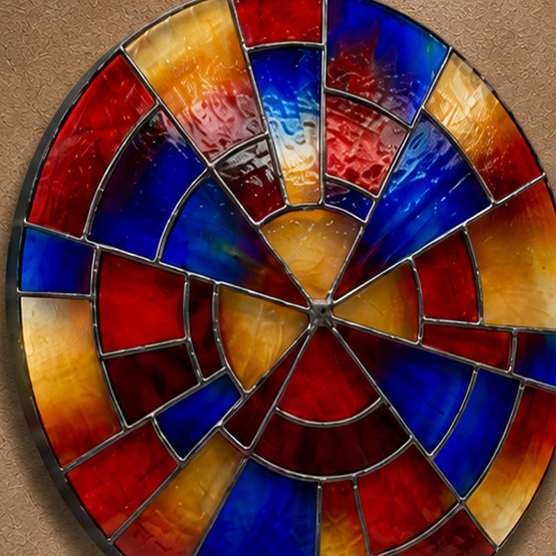 Radial Stained Glass Sunburst lifestyle view