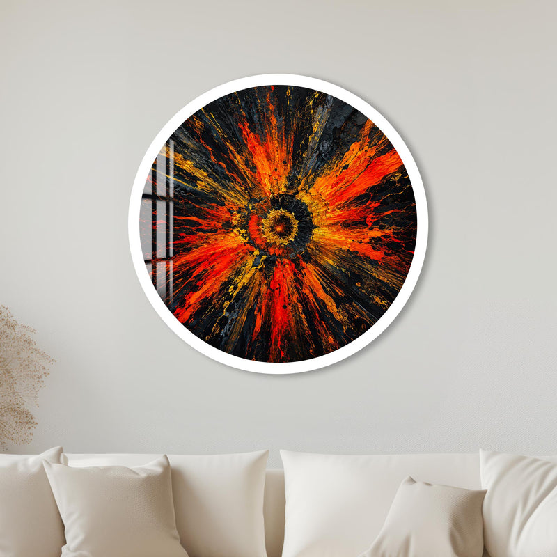 Molten Eruption with white frame
