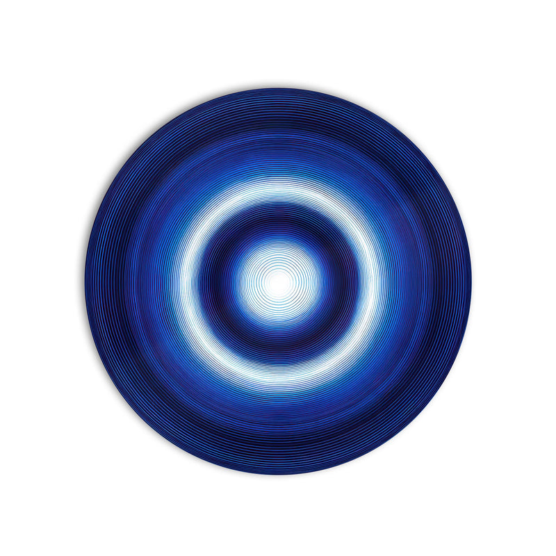 Electric Blue Vortex product shot on white background