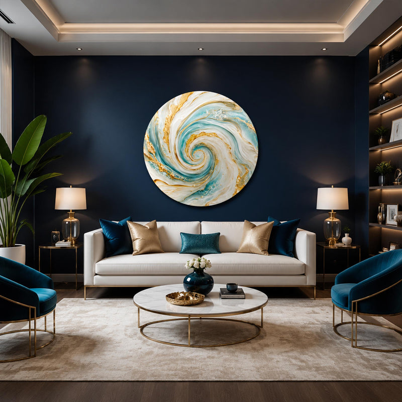 Gilded Aqua Vortex lifestyle view