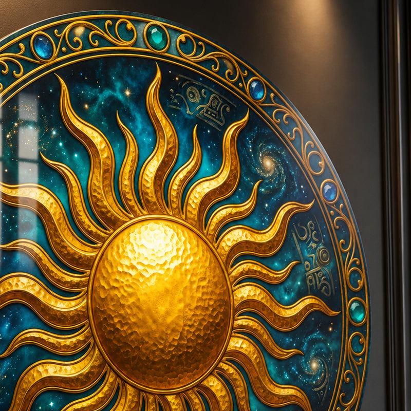 Cosmic Sun Medallion lifestyle view