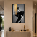 Golden Veil with black frame
