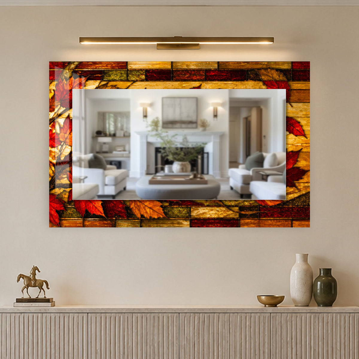 Autumn Leaves Mosaic lifestyle view