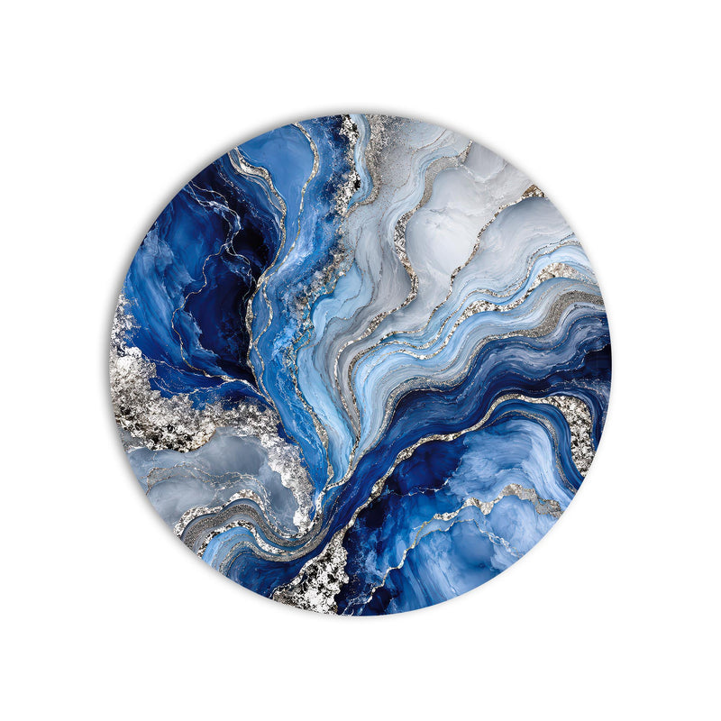 Sapphire Marble Flow product shot on white background
