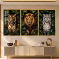 Majestic Big Cat with gold frame