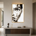 Half Seen with gold frame