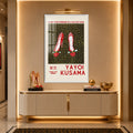 Avant-Garde Red Heels with white frame