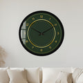 Emerald Gold Elegance with black frame