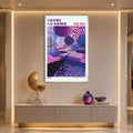 Kusama Dreamscape with silver frame
