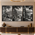 Lakeside Villa with black frame
