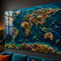 Coral Reef World Map lifestyle view