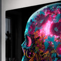 Neon Floral Skull lifestyle view