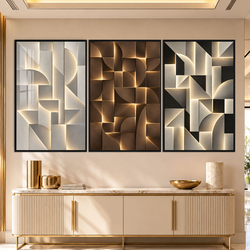 Golden Geometry with black frame