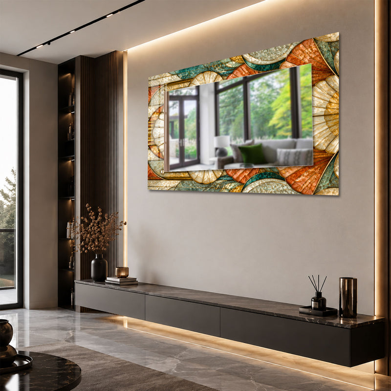 Jeweled Fan Mosaic lifestyle view