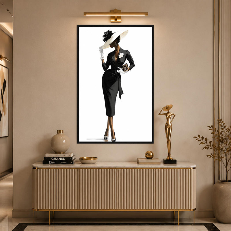 Midnight Elegance with black frame