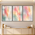 Pastel Harmony with black frame
