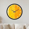 Zesty Orange Slice with black frame