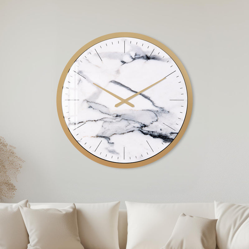 Monochrome Marble with gold frame