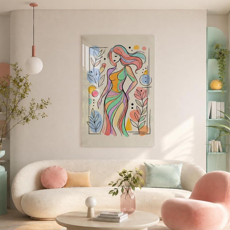 Colorful Feminine Grace lifestyle view