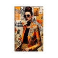 Orange Fashion Collage product shot on white background
