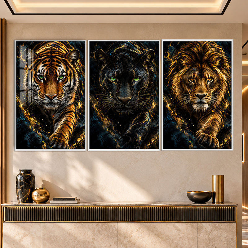 Majestic Big Cat II with white frame
